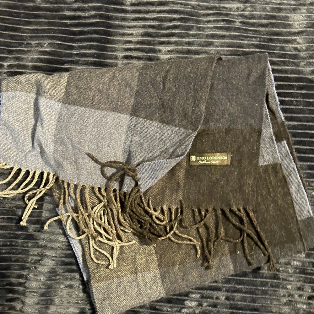 Lorenzo Dark Gray Cashmere feel Scarf